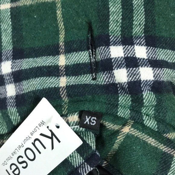 Kuoser Green Plaid Dog Vest - Picture 3 of 11
